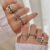 7 Pieces BTS Korean Inspired Rings for Women