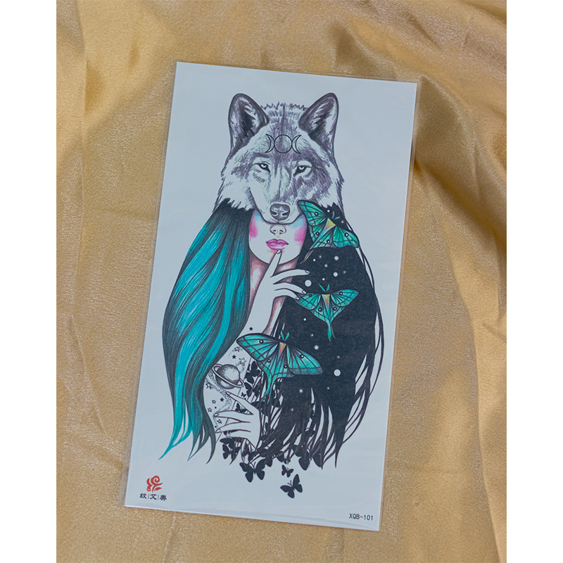 210 x 140mm Long Lasting Natural Color Temporary Juice Tattoo Sticker - Image 2