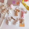 Viral Cute Plush Doll Bag Pendant soft Key Chain Ring- 1pc