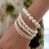 Retro Pearl Bracelet Vintage Elegant High-End Sense Ins Style for Women