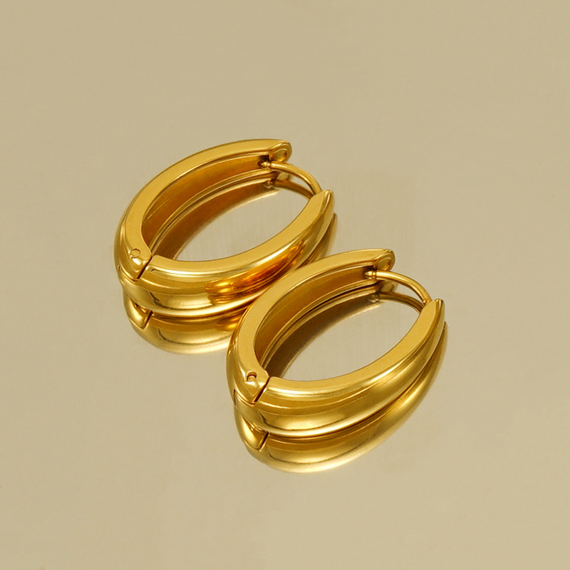 New Trendy Internet Celebrity Simple Cold Style Earrings for Women - Image 2