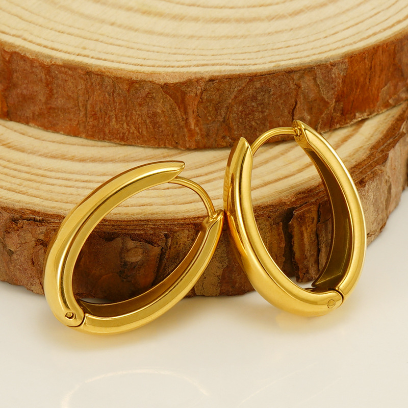 New Trendy Internet Celebrity Simple Cold Style Earrings for Women