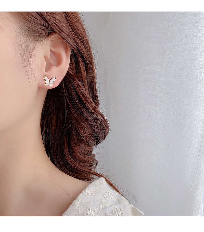Cute Butterfly Themed Everyday and Formal Wear Pinterest Inspired Butterfly Earring Top - Image 3