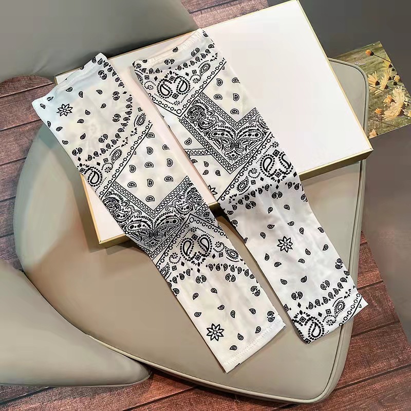 Bandana Style Tight Ice Sleeves Hiphop Thumb Hole Sun Protection Hand Cover Arm Protector - Image 3