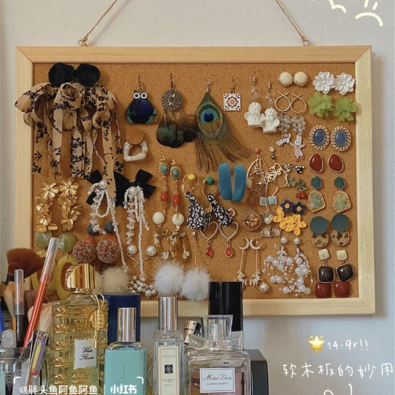 Aesthetic Cork Board Hanging Message Bulletin Home Decor - Image 4