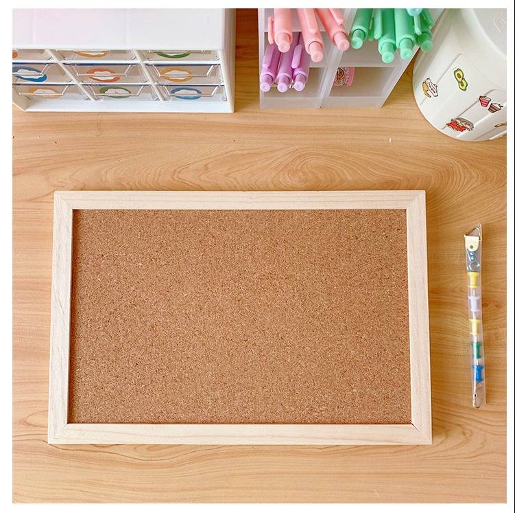 Aesthetic Cork Board Hanging Message Bulletin Home Decor - Image 3