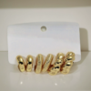 C-shaped Irregular Acrylic High-end Personality Retro Earrings