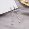 Long Leaf Simple Fashion Light Tassel Earrings