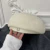 Woolen Large Head Circumference Beret Hat