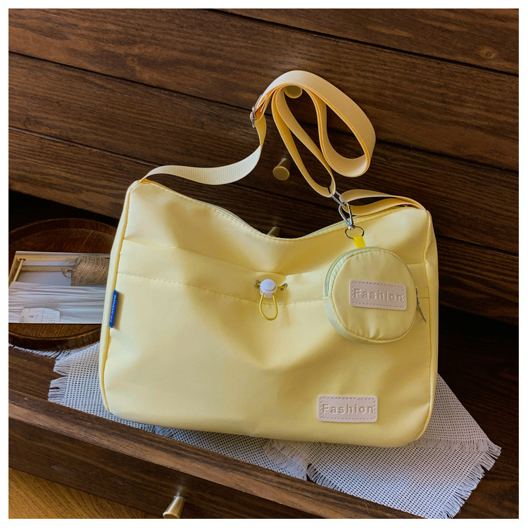 Canvas Simple Large Capacity Two-piece Set Bag